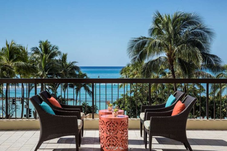 Aston Waikiki Beach Tower - Deck with Ocean View