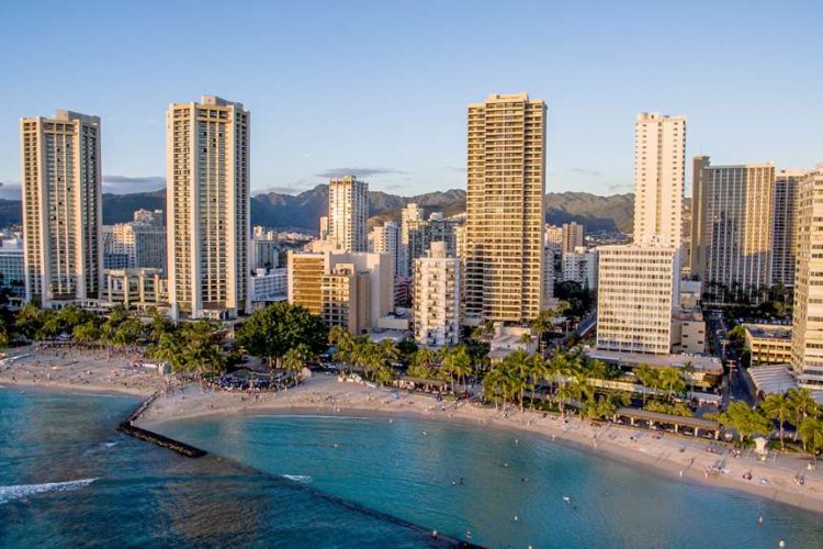 Aston Waikiki Beach Tower - Aerial