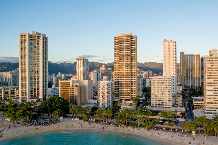 Aston Waikiki Beach Tower - Aerial