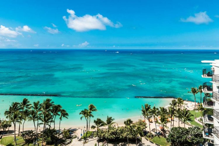 Aston Waikiki Beach Tower - 2 Bedroom Oceanfront View