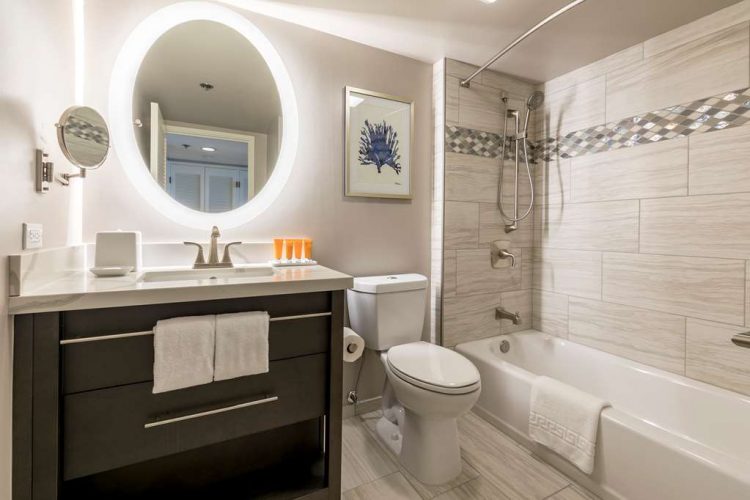 Aston Waikiki Beach Tower - 2 Bedroom Guest Bathroom