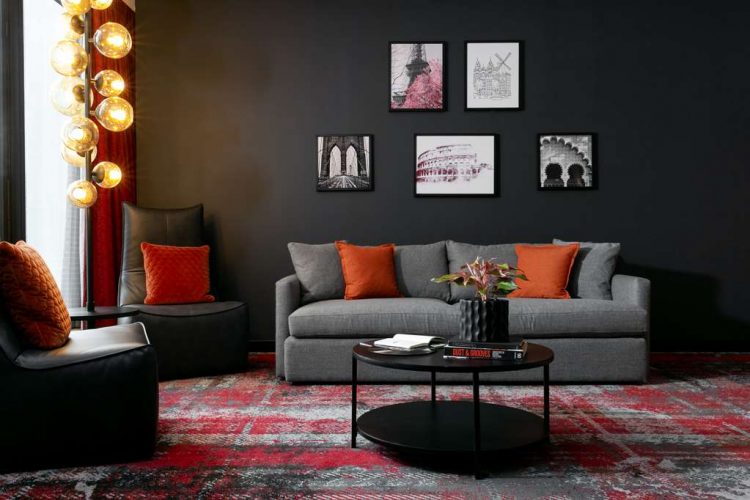 Sofa and Table in Select Deluxe King Rooms