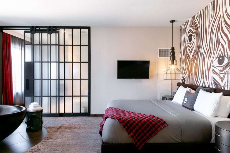 Custom Tub at the Foot of the Bed