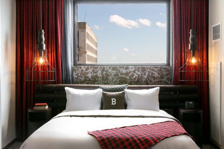 One of the Two Bedrooms