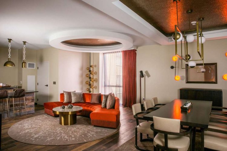 Suite Living and Dining Areas