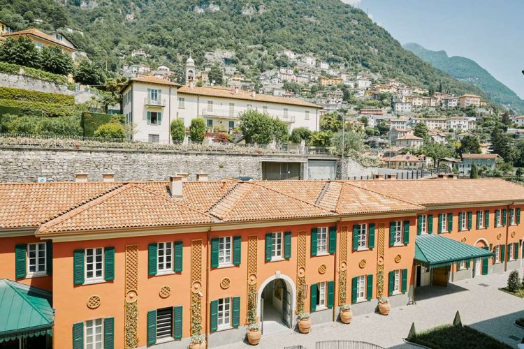 View over the Palazz and Moltrasio