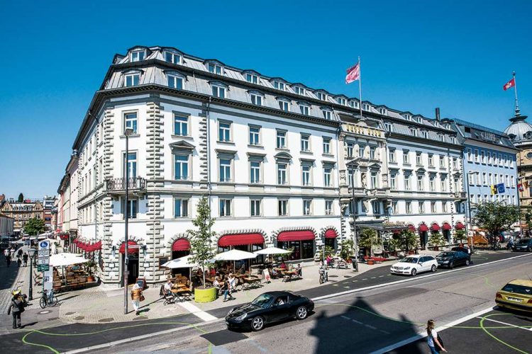 The Hotel Halm photographed from the outside