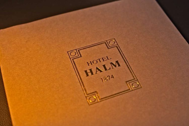 Menu of the restaurant 