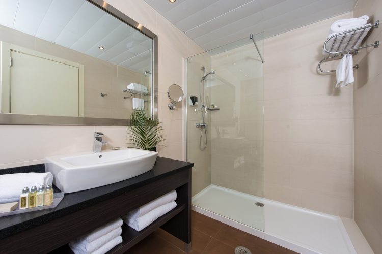 Capri by Fraser Barcelona Spain Room Detail One Bedroom Deluxe Bathroom
