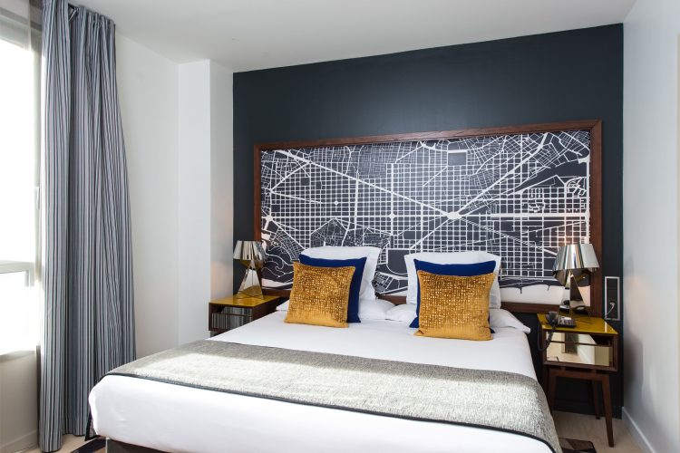 Capri by Fraser Barcelona Spain Room Detail One Bedroom Deluxe Bedroom