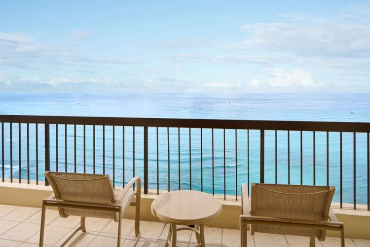 Aston-Waikiki-Beach-Tower - 2  Bedroom Penthouse Balcony