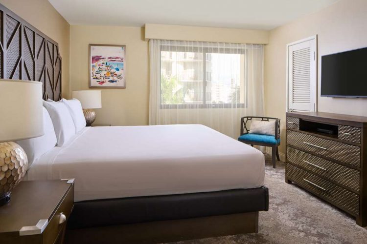 Aston Waikiki Beach Tower - 1 Bedroom Partial Ocean View Main Suite