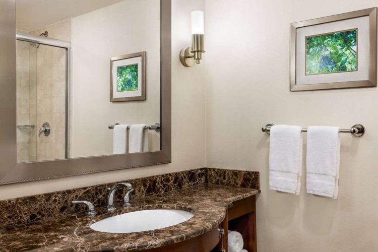Guest room bath