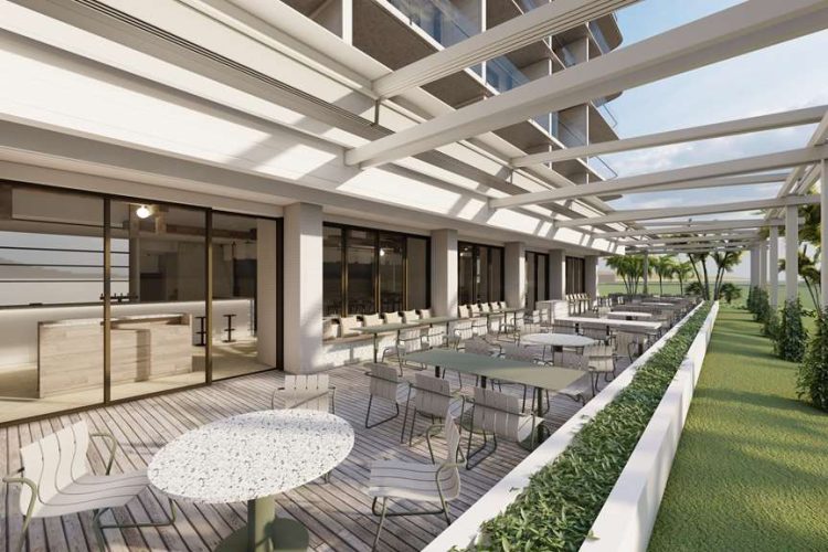 Alfreso dining at Terasu