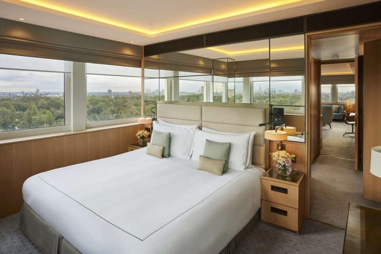 Royal Lancaster Ben Carpenter Park Bedroom v All Lights On