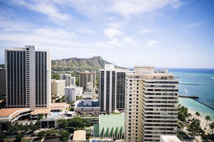 Aston Waikiki Beach Tower - View of Diamond Head