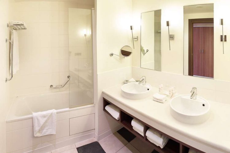Guest room bathroom