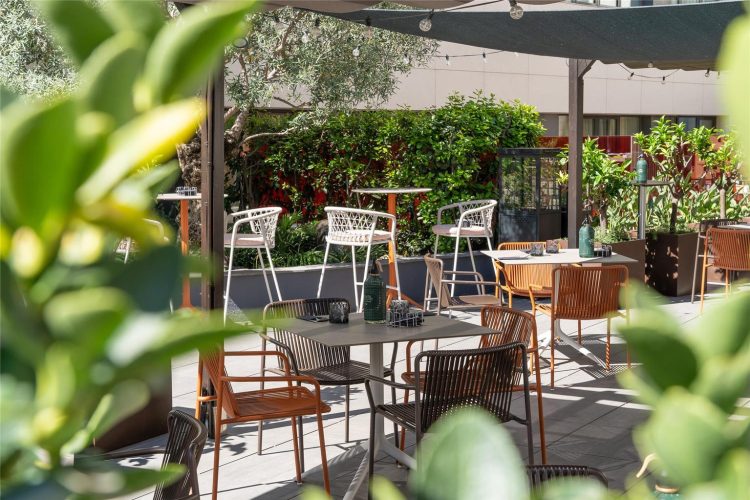 Catalonia Ramblas la terraza de Pelai