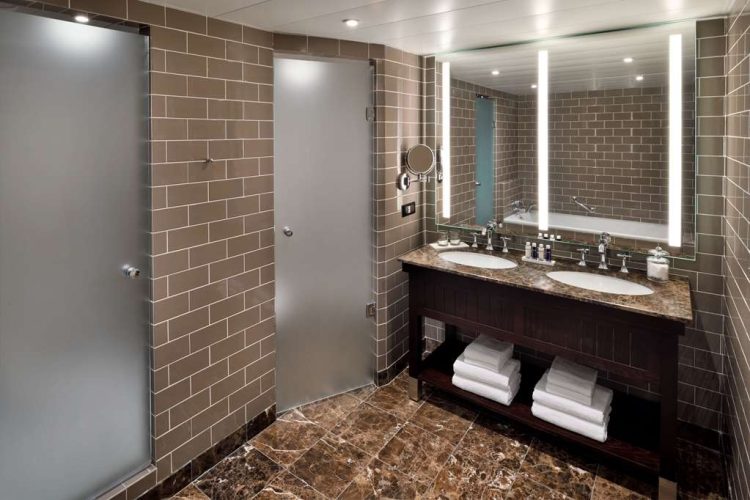 Guest room bath