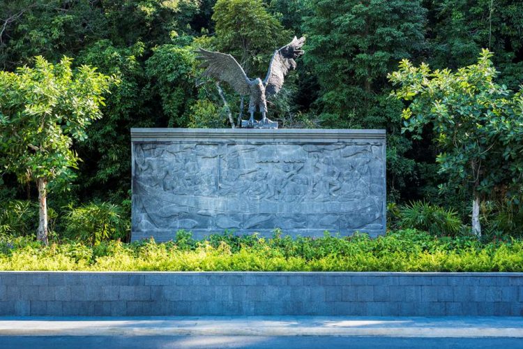 Eagle Statue at the Grand Driveway